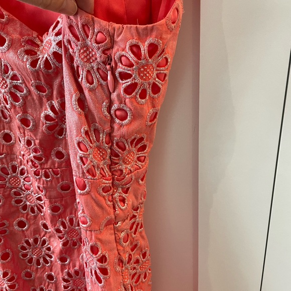 Maeve coral/silver summer dress - Picture 4 of 8